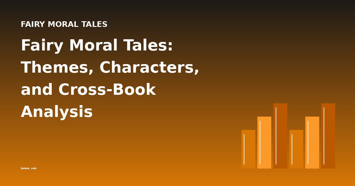 Fairy Moral Tales: Themes, Characters, and Cross-Book Analysis