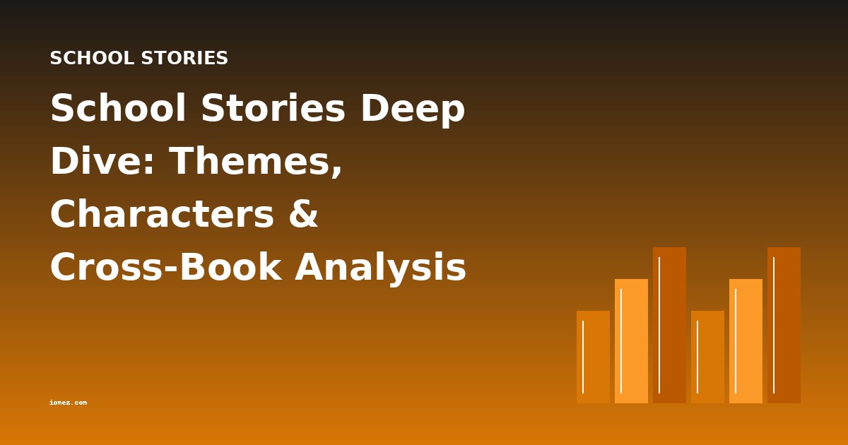 School Stories Deep Dive: Themes, Characters & Cross-Book Analysis