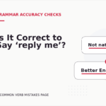 Is It Correct to Say ‘reply me’?