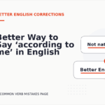 Better Way to Say ‘according to me’ in English