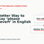 Better Way to Say ‘please revert’ in English